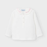 Mayoral - Mayoral Long Sleeve Polo for Baby Girl - Little Miss Muffin Children & Home