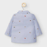 Mayoral - Mayoral Long Sleeve Button Up Shirt for Newborn Boy - Little Miss Muffin Children & Home