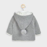 Mayoral - Mayoral Woven Knit Hoodie for Newborn Boy - Little Miss Muffin Children & Home