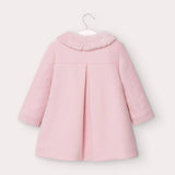 Mayoral - Mayoral Knit Coat with Fur Collar for Baby Girl - Little Miss Muffin Children & Home