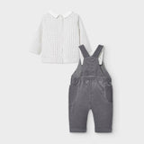 Mayoral - Mayoral Corduroy Overall Set for Newborn Boy - Little Miss Muffin Children & Home