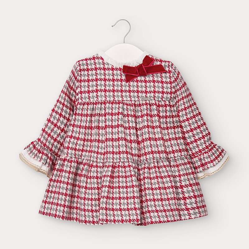 Mayoral - Mayoral Houndstooth Dress for Newborn Girl - Little Miss Muffin Children & Home