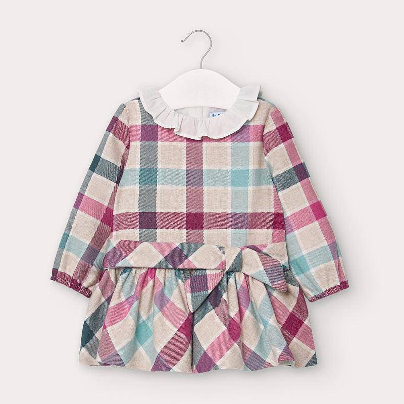 Mayoral - Mayoral Plaid Dress for Baby Girl - Little Miss Muffin Children & Home