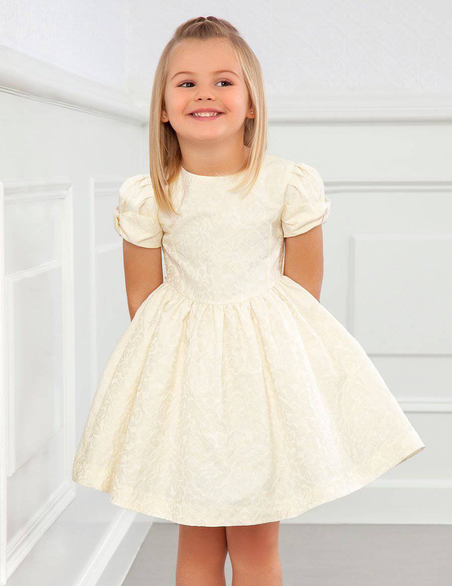 Abel & Lula - Abel & Lula Jaquard Dress - Little Miss Muffin Children & Home