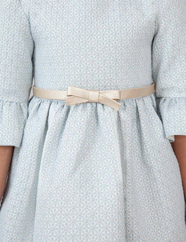 Mayoral - Mayoral Jaquard Dress with Belt - Little Miss Muffin Children & Home