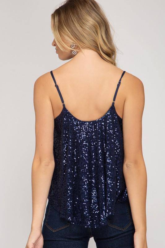 Madison - Madison Sequin Cami Top - Little Miss Muffin Children & Home