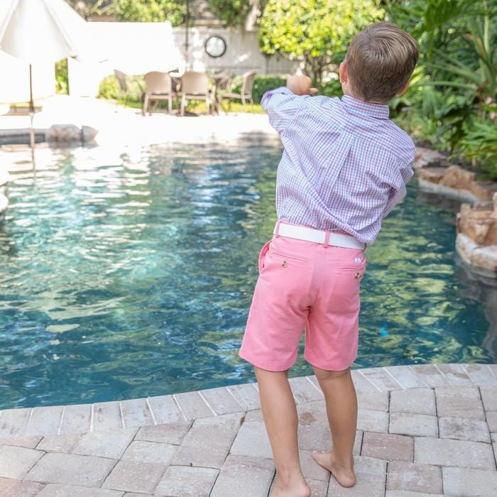 Bailey Boys Bailey Boys 1019-PETE-708-J SHORT, SHRIMPTWILL - Little Miss Muffin Children & Home