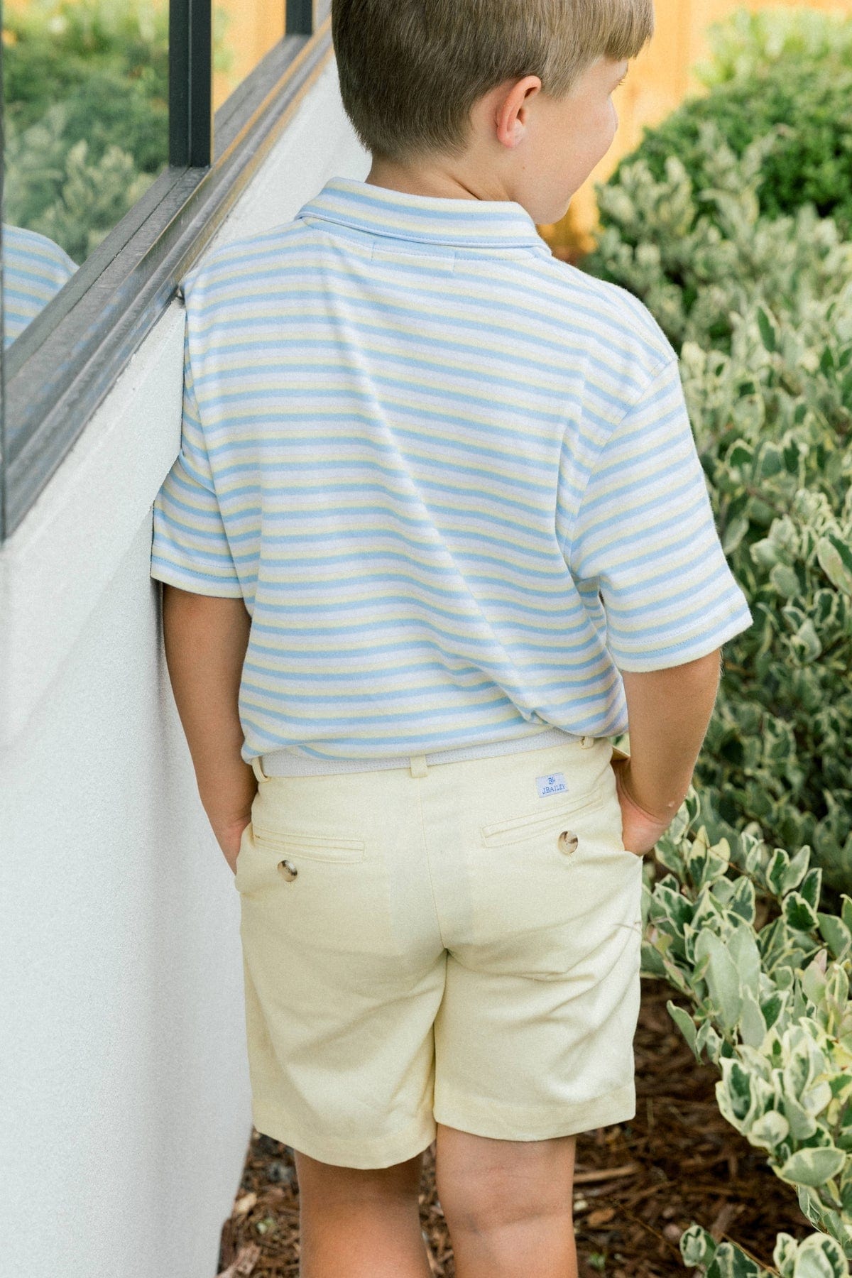Bailey Boys Bailey Boys 1019-PETE-707-J SHORT, CANARY TWILL - Little Miss Muffin Children & Home