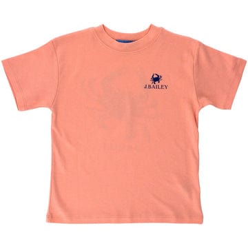 Bailey Boys 1019-LOGO-BCC-J CANTLP LOGO TEE, BL CRAB - Little Miss Muffin Children & Home