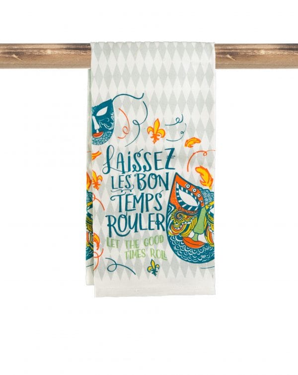 SECOND LINE VENTURES The Parish Line Laissez Les Bon Kitchen Towel - Little Miss Muffin Children & Home