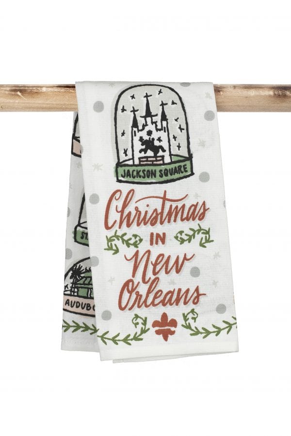 The Parish Line The Parish Line Christmas in New Orleans Kitchen Towel - Little Miss Muffin Children & Home