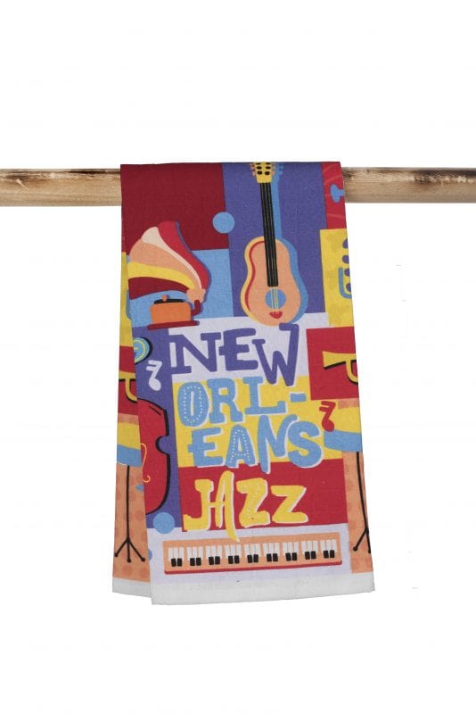 The Parish Line The Parish Line Colorful New Orleans Jazz Kitchen Towel - Little Miss Muffin Children & Home