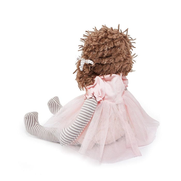 Bunnies By The Bay Bunnies By The Bay Elsie Brown Hair Pretty Girl Plush Doll - Little Miss Muffin Children & Home