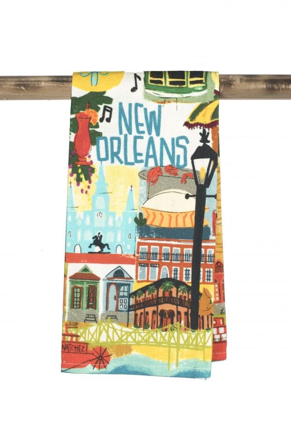 The Parish Line The Parish Line New Orleans Collage Kitchen Towels - Little Miss Muffin Children & Home