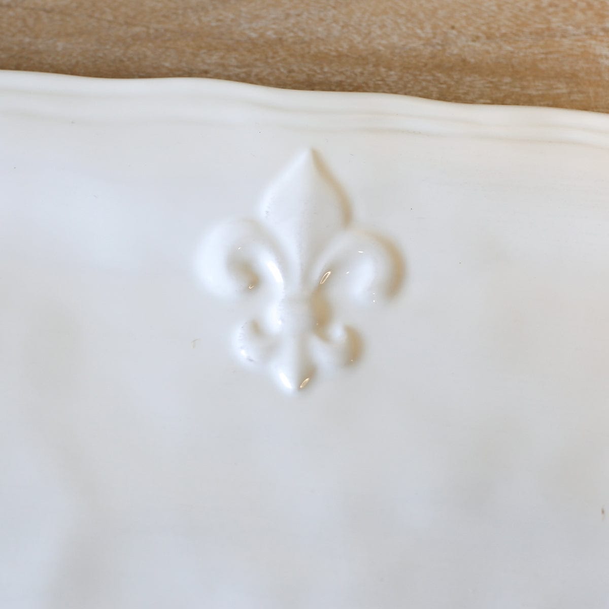 The Royal Standard The Royal Standard Fleur de Lis Platter, 15.5x11.5 - Little Miss Muffin Children & Home