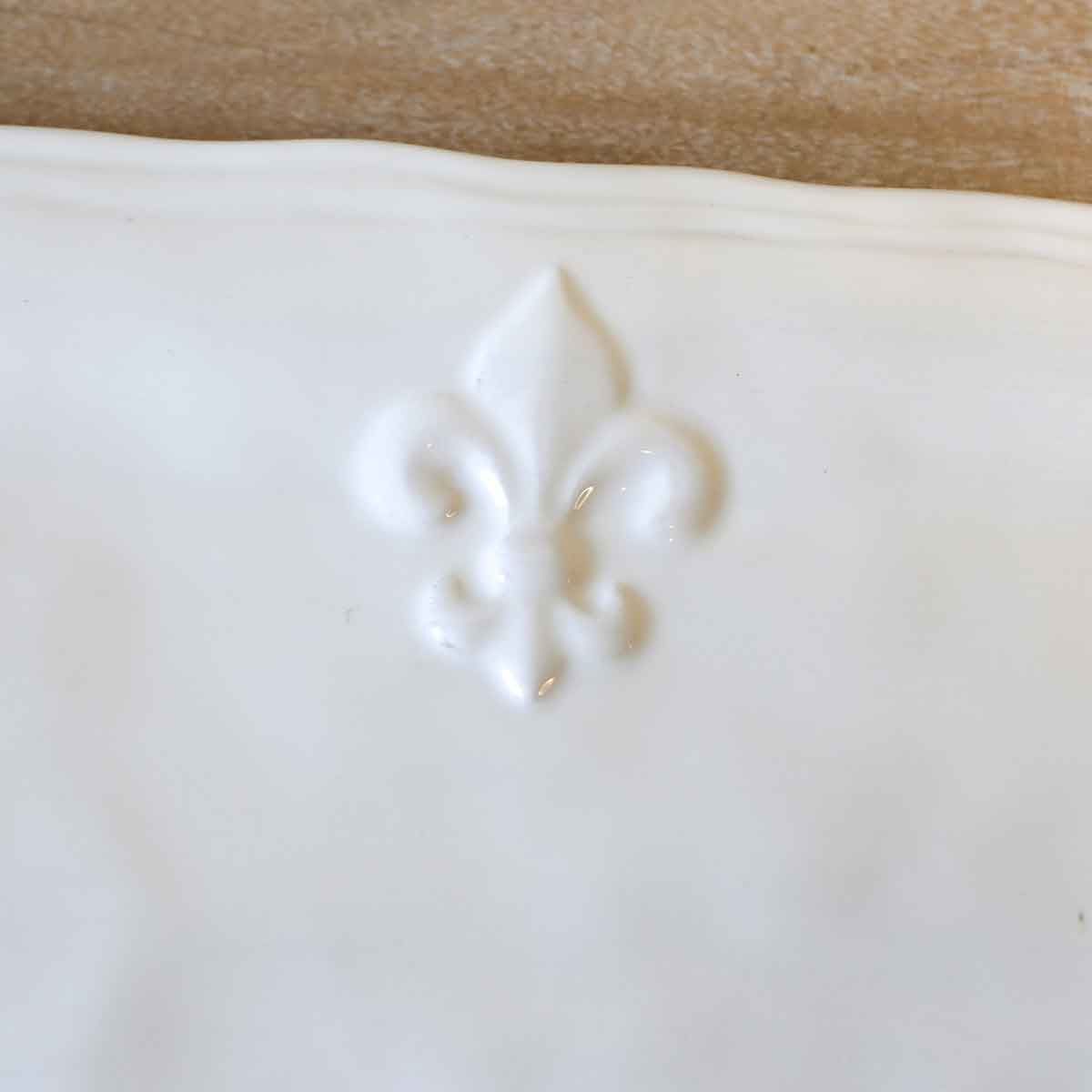 The Royal Standard The Royal Standard Fleur de Lis Platter, 15.5x11.5 - Little Miss Muffin Children & Home