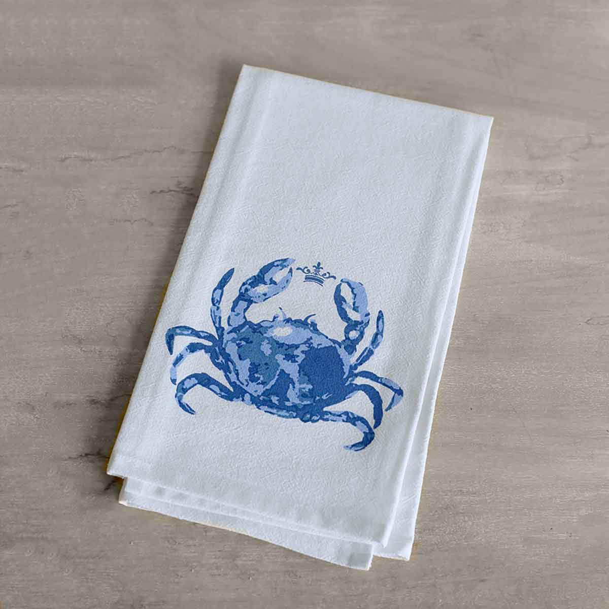 RS - The Royal Standard The Royal Standard Watercolor Crab Hand Towel - Little Miss Muffin Children & Home