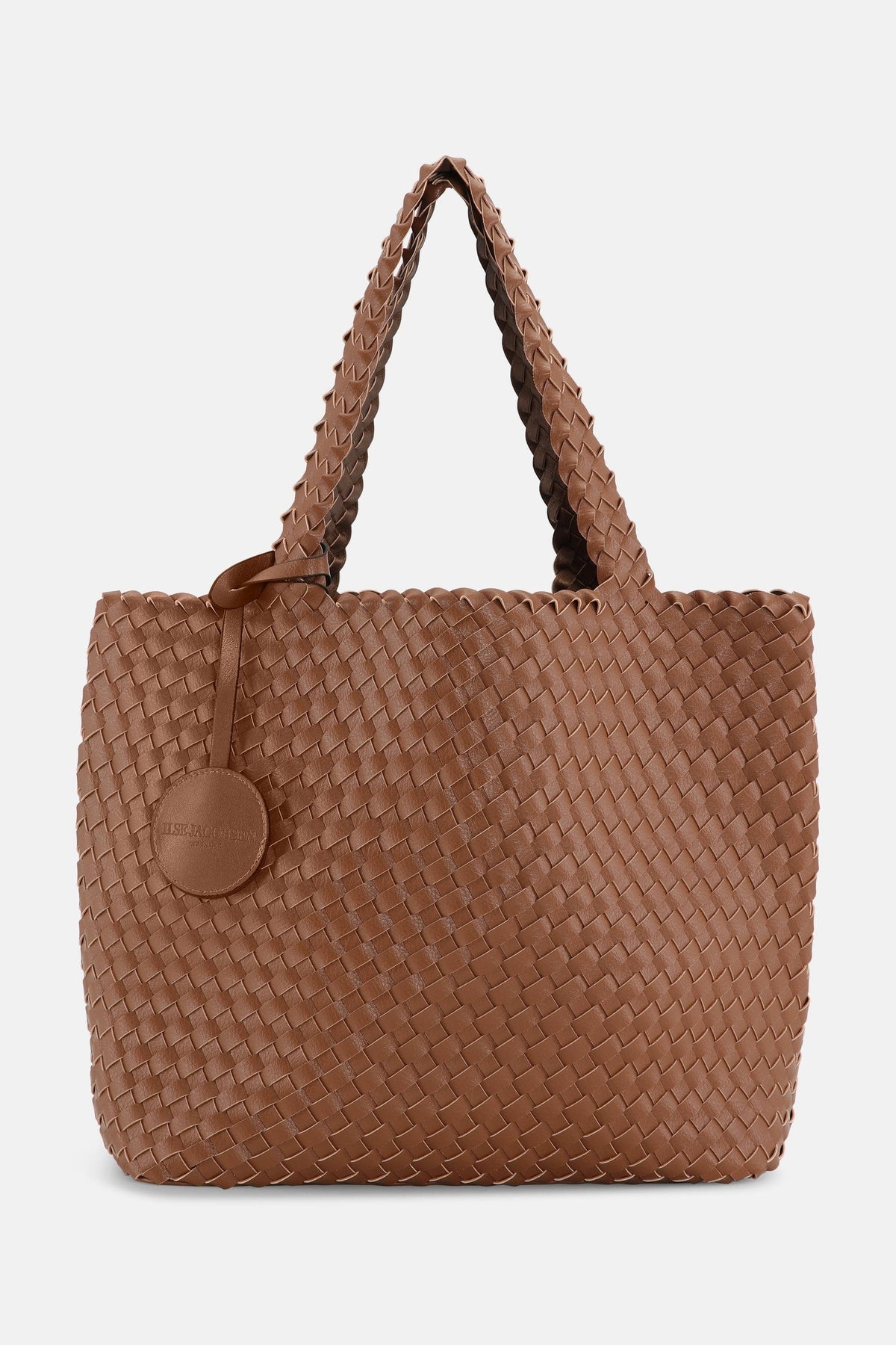 Ilse Jacobsen Ilse Jacobsen Burnt Caramel Tote Bag with Metallic Brown - Little Miss Muffin Children & Home