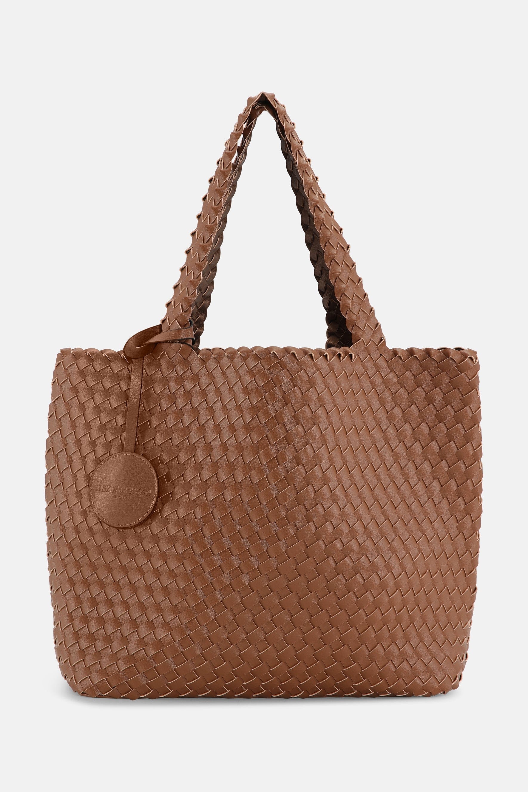 Ilse Jacobsen Ilse Jacobsen Burnt Caramel Tote Bag with Metallic Brown - Little Miss Muffin Children & Home