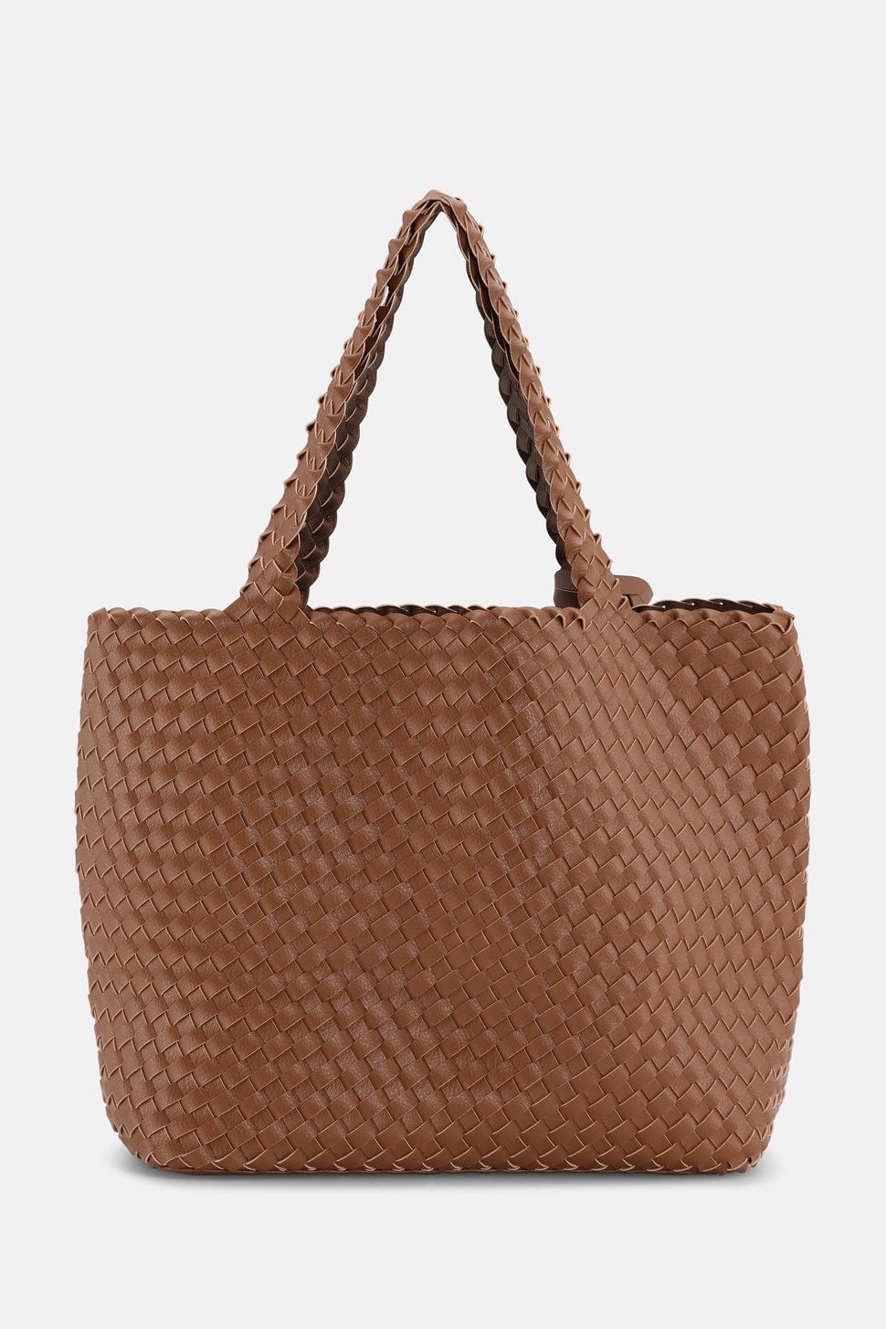 Ilse Jacobsen Ilse Jacobsen Burnt Caramel Tote Bag with Metallic Brown - Little Miss Muffin Children & Home