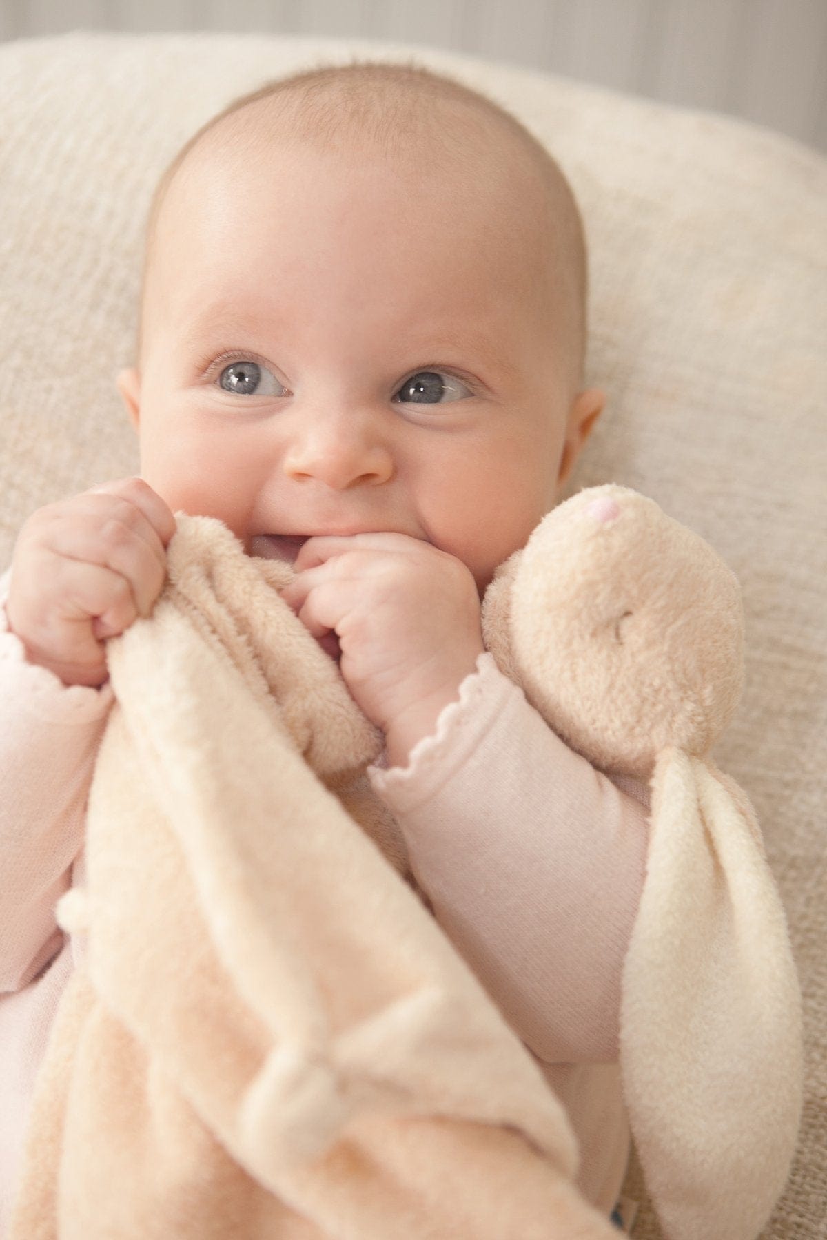 Angel Dear Angel Dear Beige Bunny Blankie - Little Miss Muffin Children & Home