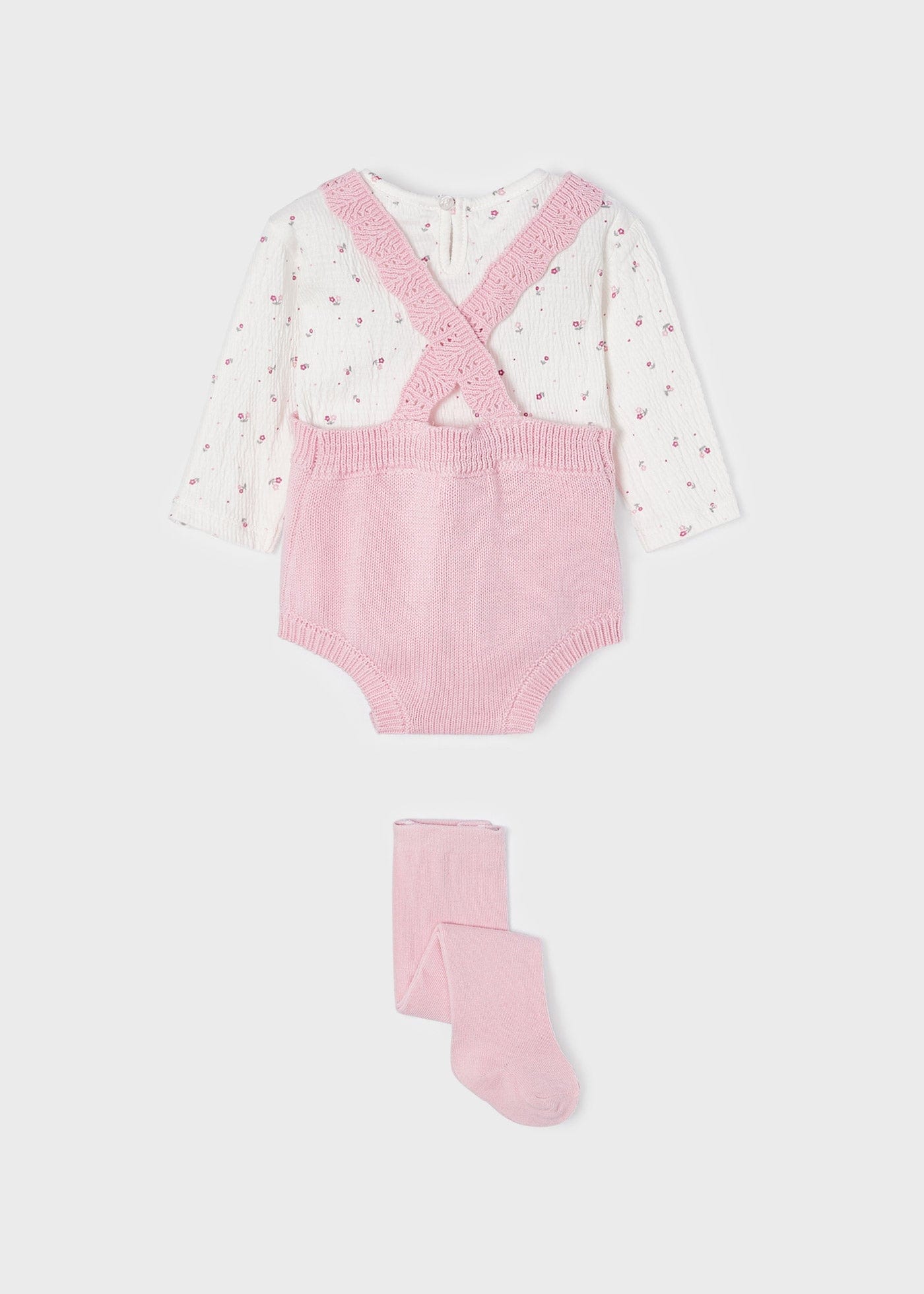 MAY - Mayoral Usa Inc Mayoral Knit Overalls & Tight Set - Little Miss Muffin Children & Home