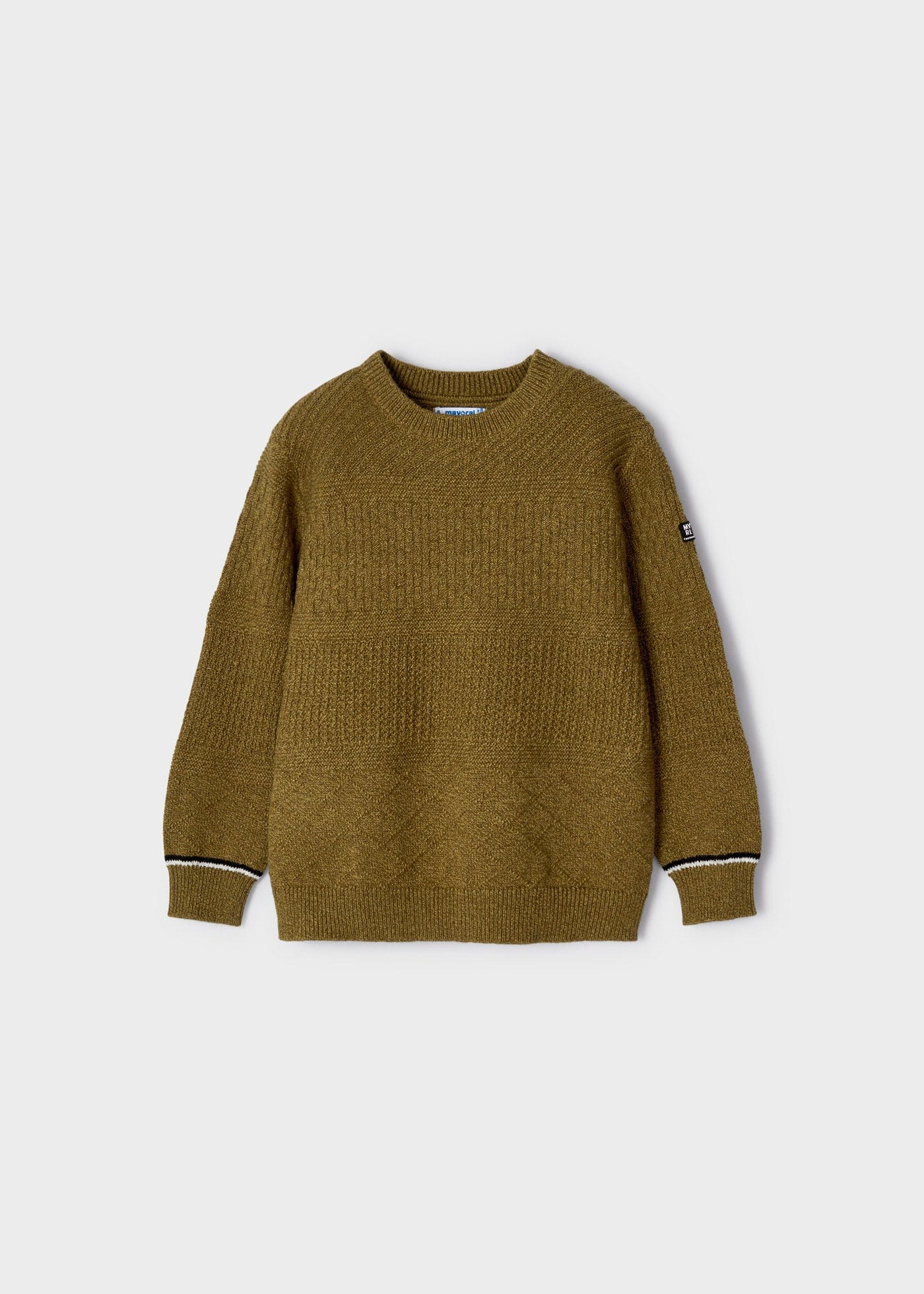 MAY - Mayoral Usa Inc Mayoral Woven Knit Sweater - Little Miss Muffin Children & Home