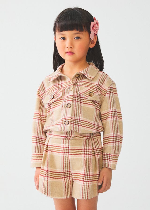 MAY - Mayoral Usa Inc Mayoral Plaid Flannel Bermuda - Little Miss Muffin Children & Home