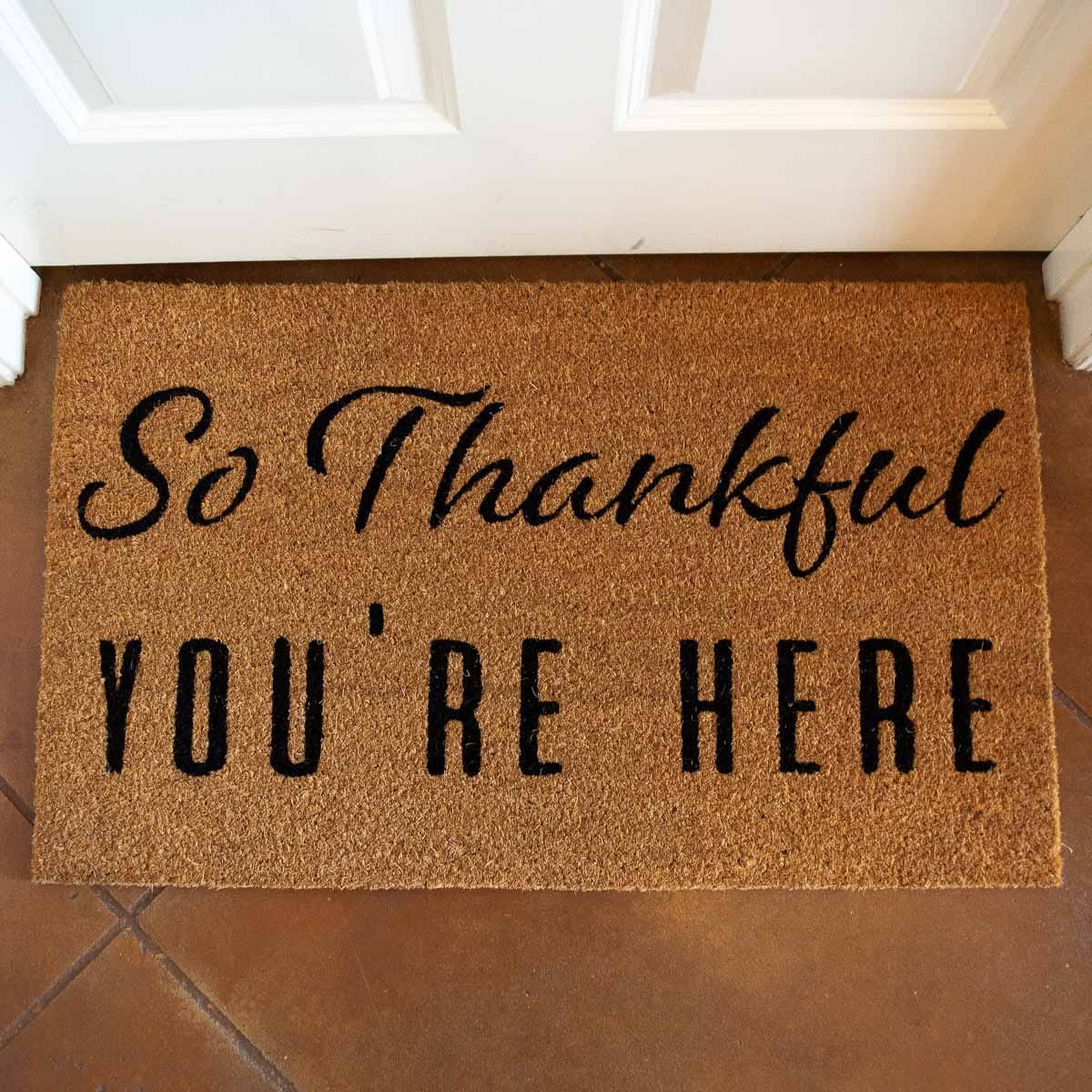The Royal Standard The Royal Standard So Thankful Coir Doormat - Little Miss Muffin Children & Home