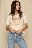 Blank Paige - Blank Paige 'Raise Kind Humans' Jersey Knit Tee - Little Miss Muffin Children & Home