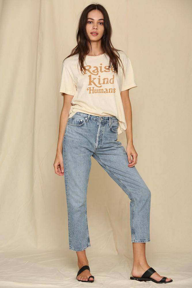 Blank Paige - Blank Paige 'Raise Kind Humans' Jersey Knit Tee - Little Miss Muffin Children & Home