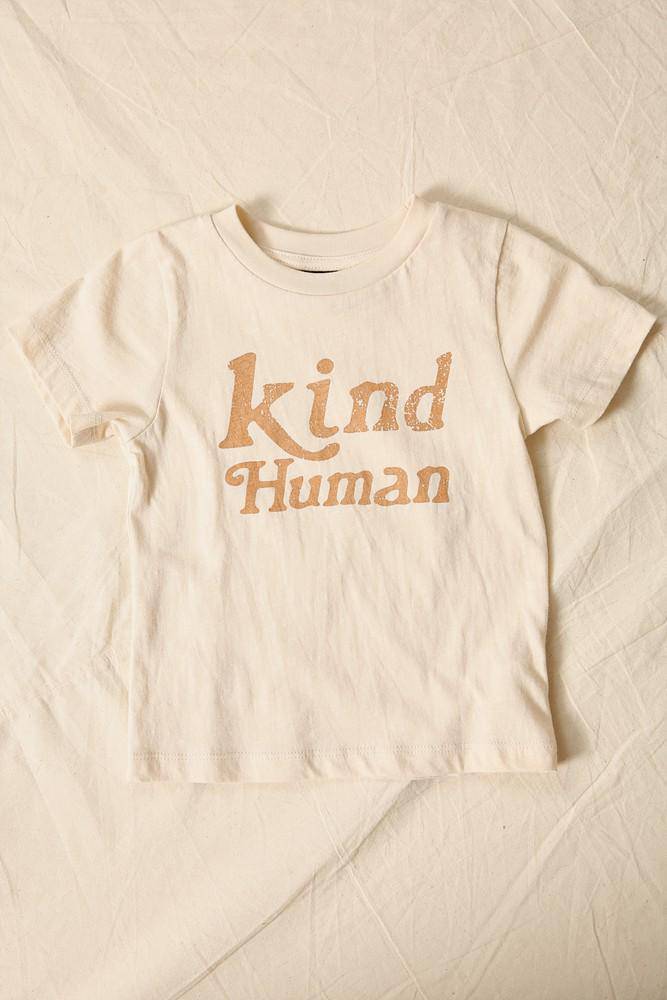 By Together - By Together Kid's "Kind Human" Graphic Tee - Little Miss Muffin Children & Home