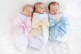Beaufort Bonnet Company Beaufort Bonnet Company Bow Swaddle Brdclth - Little Miss Muffin Children & Home