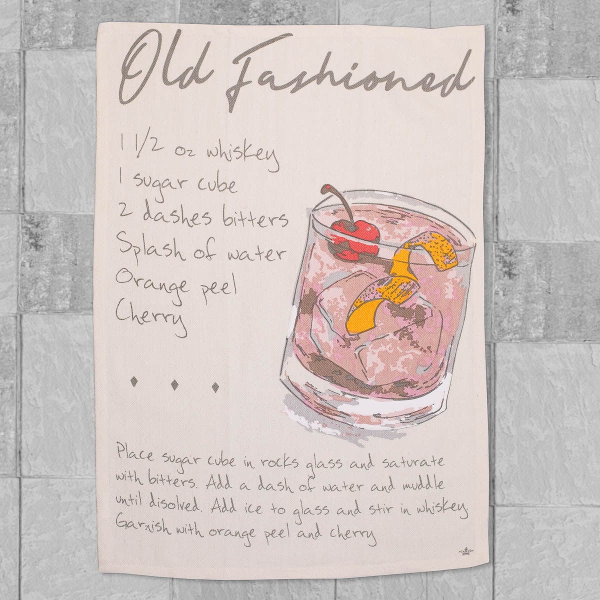The Royal Standard The Royal Standard Old Fashioned Recipe Bar Towel - Little Miss Muffin Children & Home