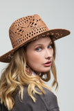 Urbanista Urbanista Hand Weaved Panama Faux Leather Adjustable Hat - Little Miss Muffin Children & Home