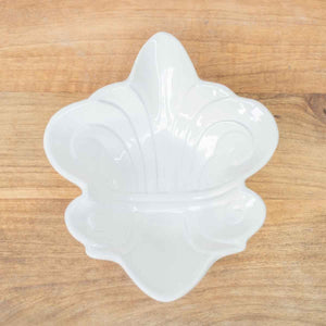 The Royal Standard The Royal Standard Fleur de Lis Shaped Bowl - Little Miss Muffin Children & Home