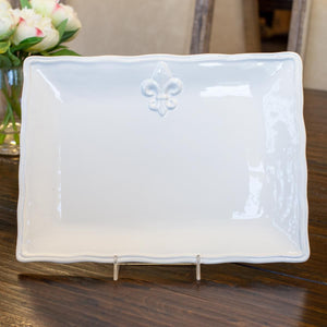 The Royal Standard The Royal Standard Fleur De Lis Platter - Little Miss Muffin Children & Home