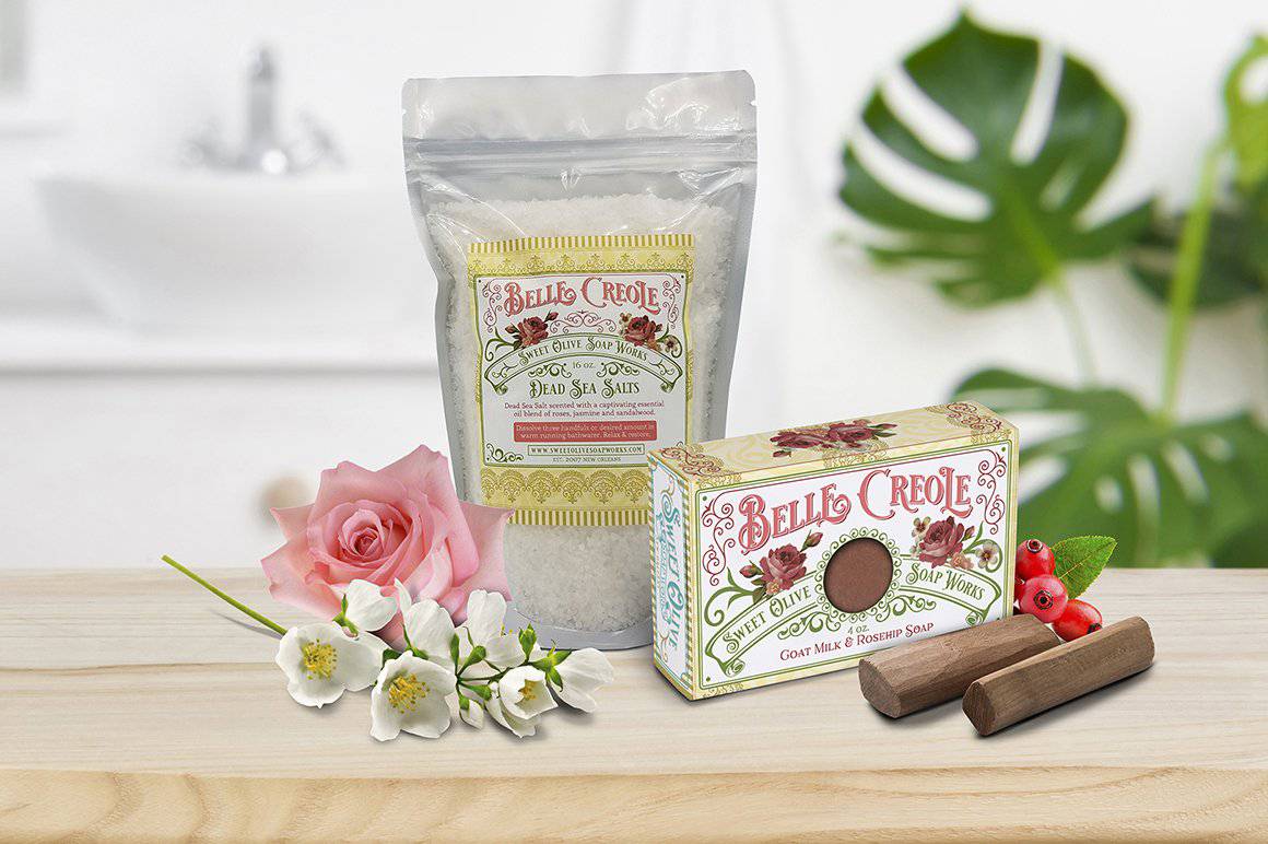 Sweet Olive Soap Works - Sweet Olive Soap Works Belle Creole Dead Sea Bath Salt - Little Miss Muffin Children & Home