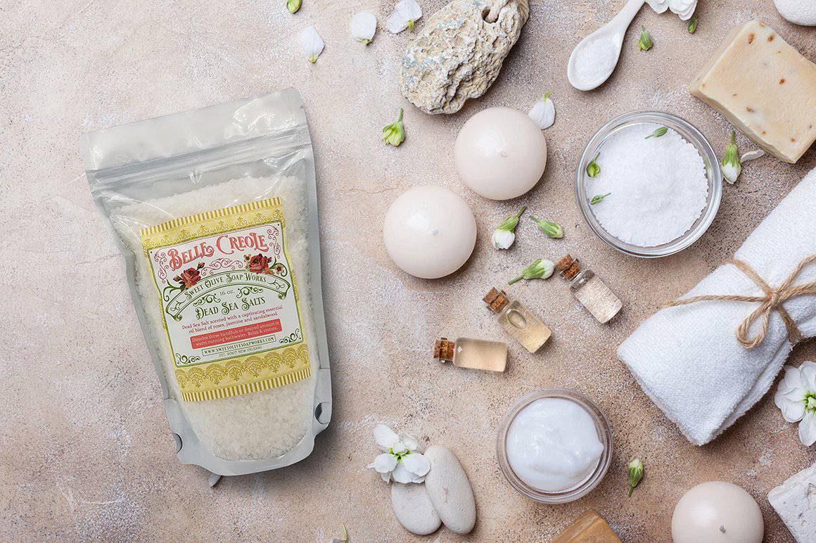 Sweet Olive Soap Works - Sweet Olive Soap Works Belle Creole Dead Sea Bath Salt - Little Miss Muffin Children & Home
