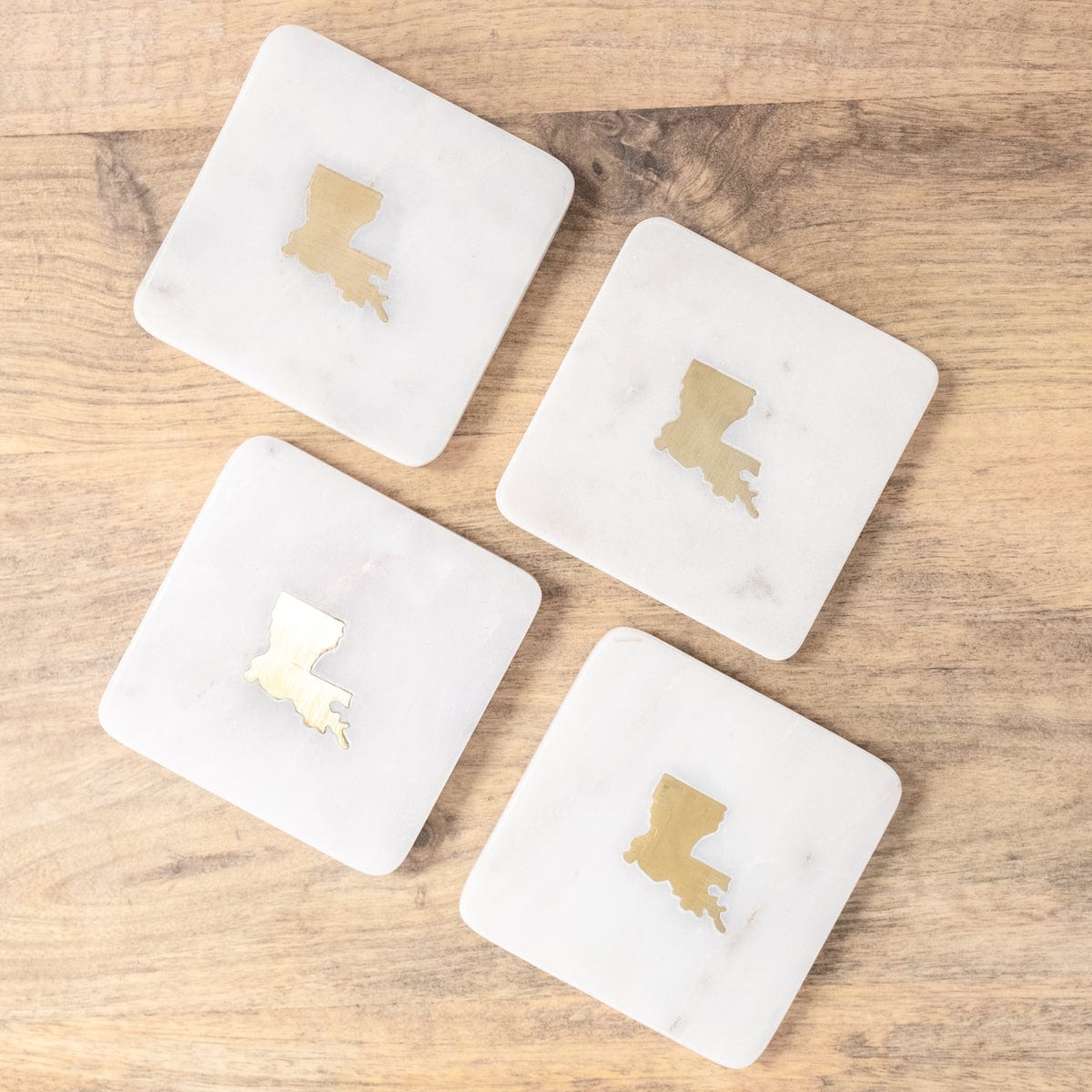 The Royal Standard The Royal Standard Louisiana Marble Coasters (Set of 4) - Little Miss Muffin Children & Home