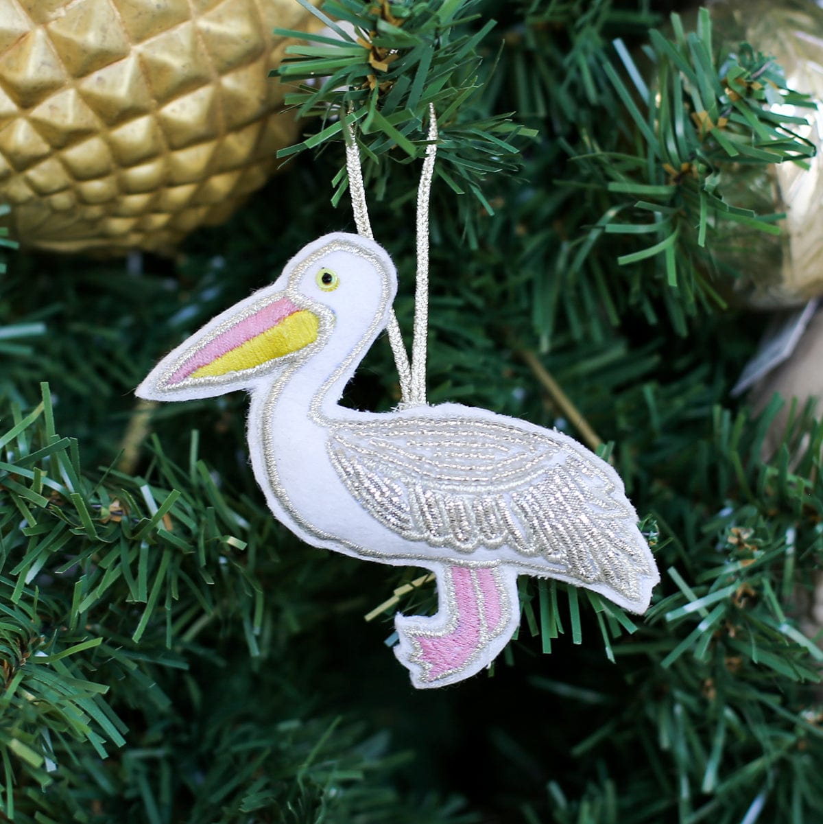 The Royal Standard The Royal Standard Pelican Beaded Ornament - Little Miss Muffin Children & Home