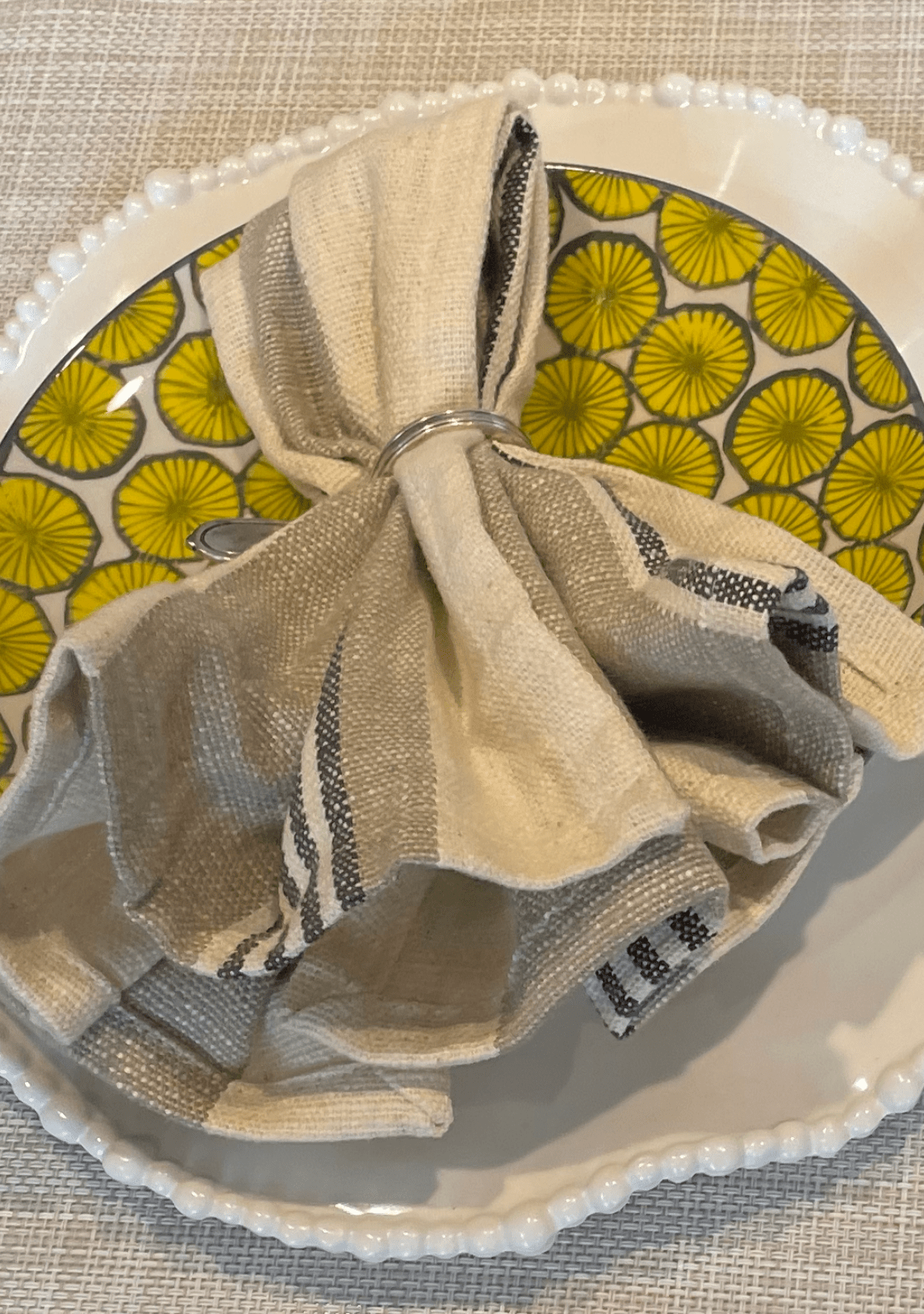 CCO - Creative Co-op Creative Co-Op Round Stoneware Labor Day Plates - Little Miss Muffin Children & Home