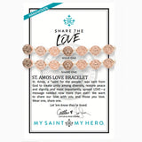 My Saint My Hero My Saint My Hero St. Amos Share The Love Bracelet Set - Little Miss Muffin Children & Home
