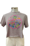 Lux Los Angeles Lux Los Angeles Sgt. Peppers Lonely Hearts Club Graphic Striped Tee - Little Miss Muffin Children & Home