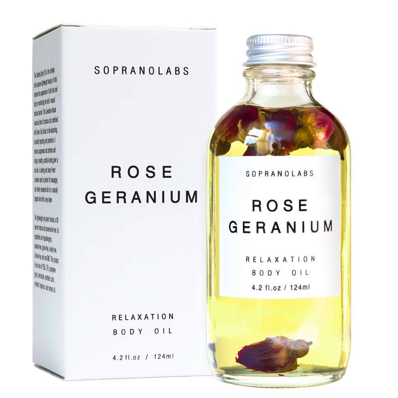 Soprano Labs Soprano Labs Rose Geranium Body Oil - Little Miss Muffin Children & Home