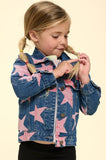 Oddi Oddi Star Print Denim Jacket - Little Miss Muffin Children & Home