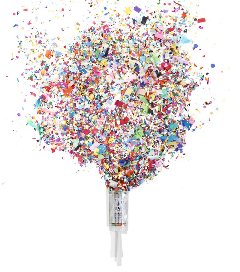 Thimblepress Thimblepress Hooray Happy Birthday Push Pop Confetti - Little Miss Muffin Children & Home