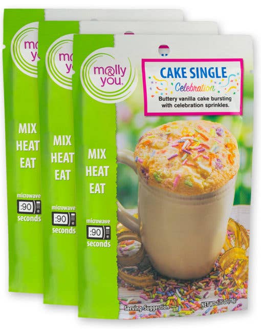 Molly & You CSCC701 Celebration Cake Microwave Single - Little Miss Muffin Children & Home