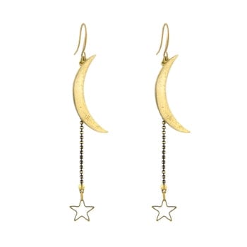 Santore Jewelry Santore Jewelry Moon and Stars Earrings - Little Miss Muffin Children & Home