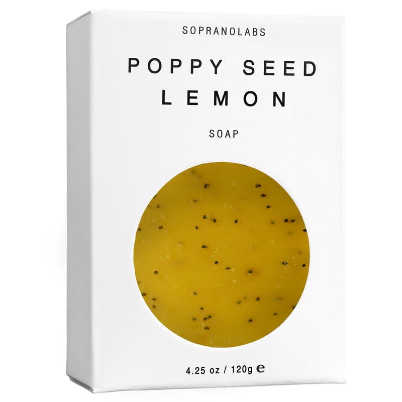 Soprano Labs Soprano Labs Poppy Seed Lemon Vegan Soap - Little Miss Muffin Children & Home
